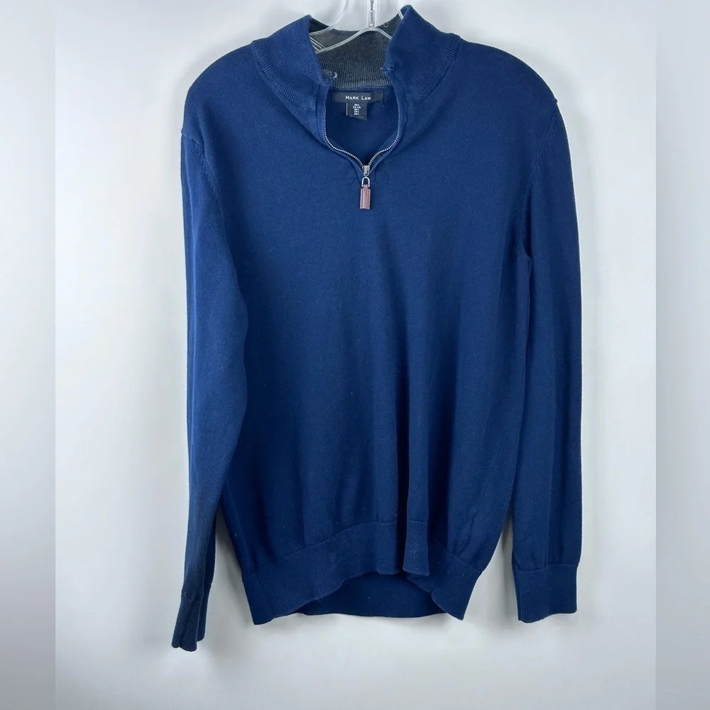 Men's 1/4 Zip Mock Neck Sweater